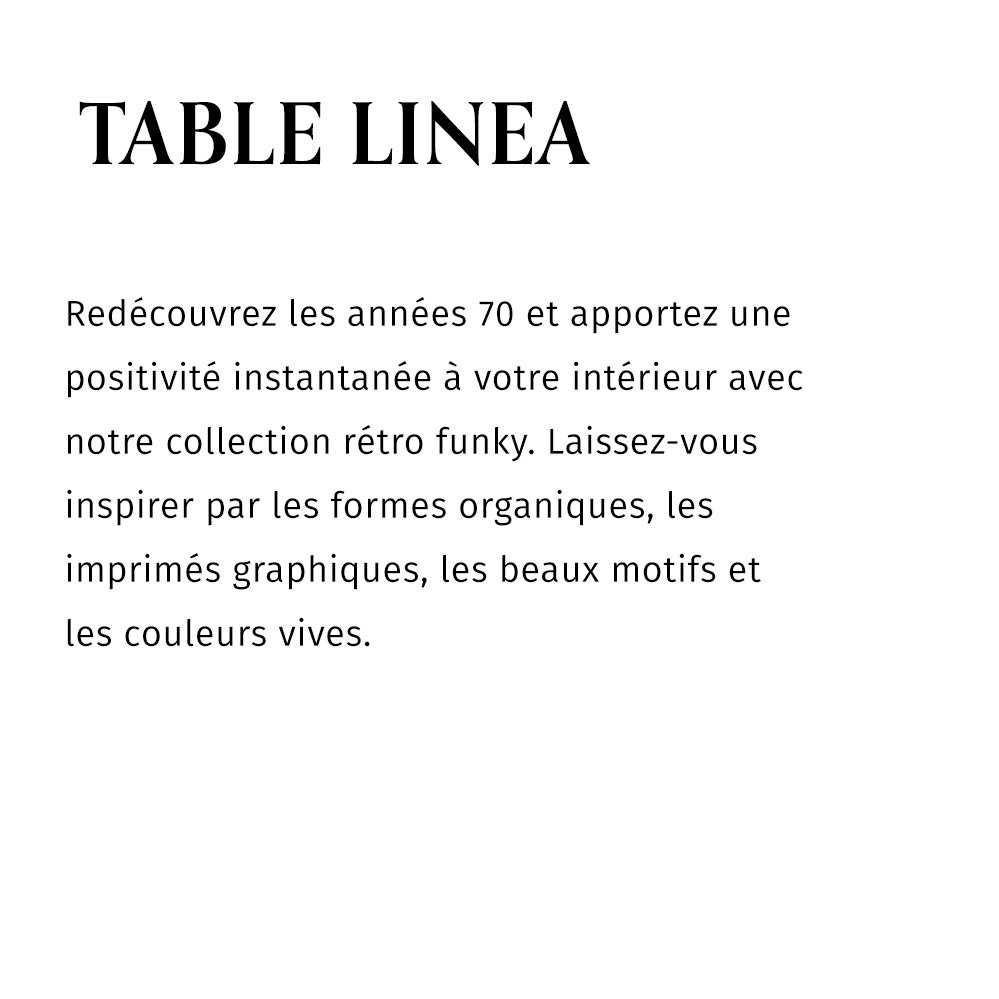 table linea - text
